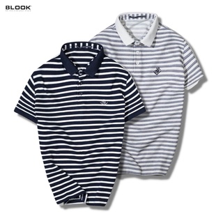 Áo polo nam slimfit BLOOK Vải thun cá sấu thun gân nhẹ dày dặn co gian 4 chiều mã 32084 (HÌNH THẬT)