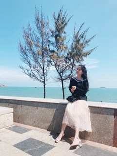 ẢNH THẬT - Chân váy dài lưới công chúa