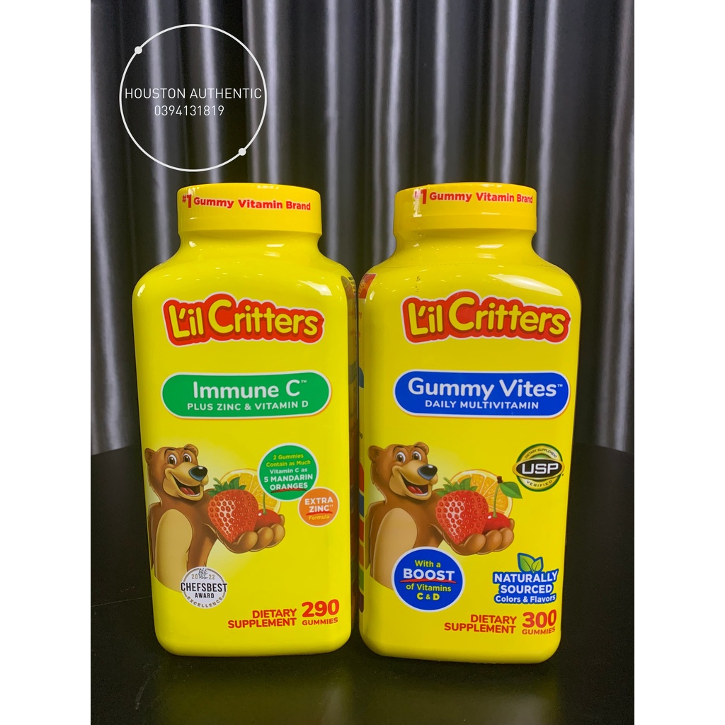 Kẹo dẻo gấu Vitamin tổng hợp L'il Critters tăng sức đề kháng cho bé _ Live mua hàng tại Mỹ