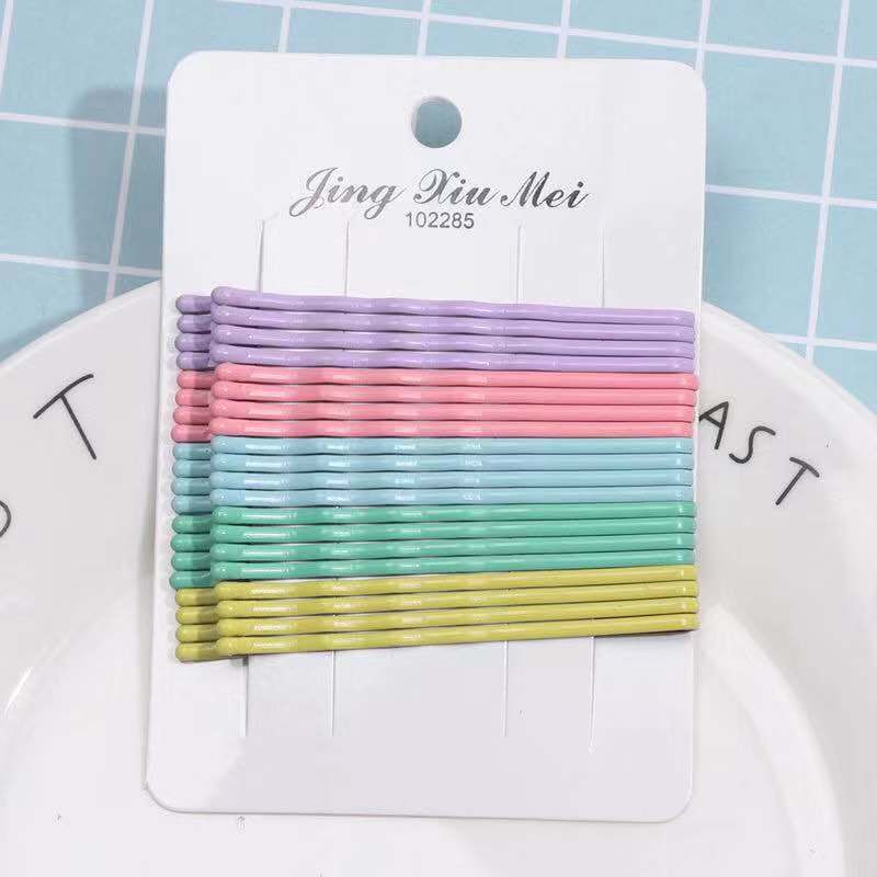Hairpin Set Cute All-match Hairpin Side Clip Korean Style Net Red Bangs Clip Color Word Clip Hair Accessories Girl Hairpin Clip