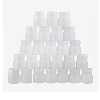 Combo 25 hộp làm sữa chua bằng nhựa cỡ lớn 140ml
