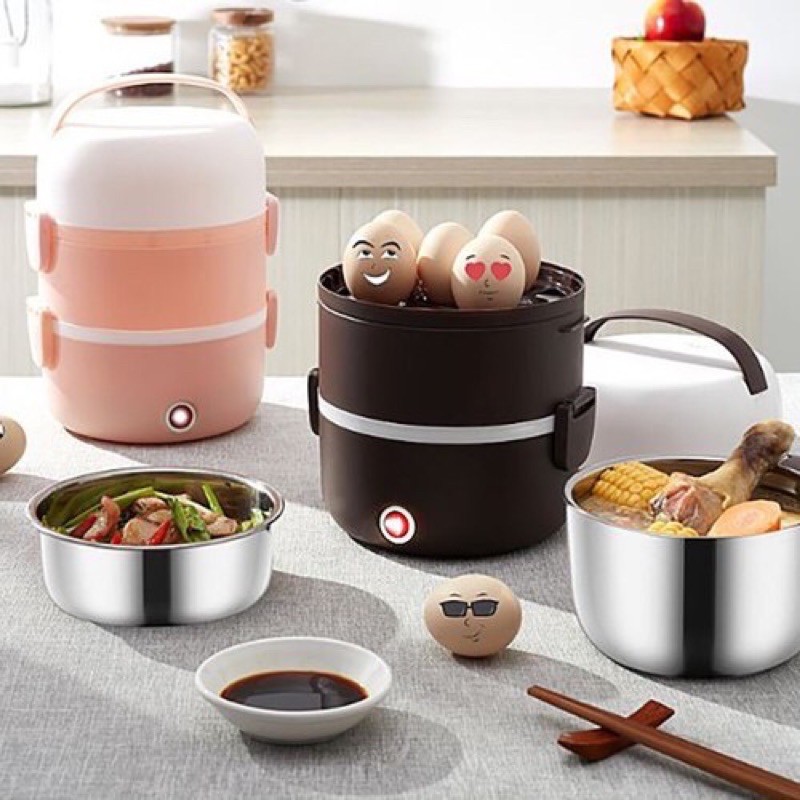 Cặp lồng 3 tầng cắm điện tiện ích