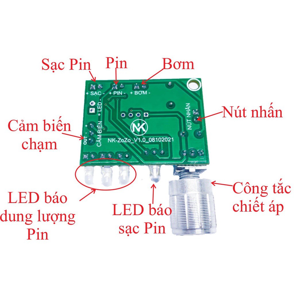 Combo Bình rót rượu tự động có ngăn ướp lạnh đã kèm Pin dự phòng/ Mạch rót rượu/ rót nước mắm tự động