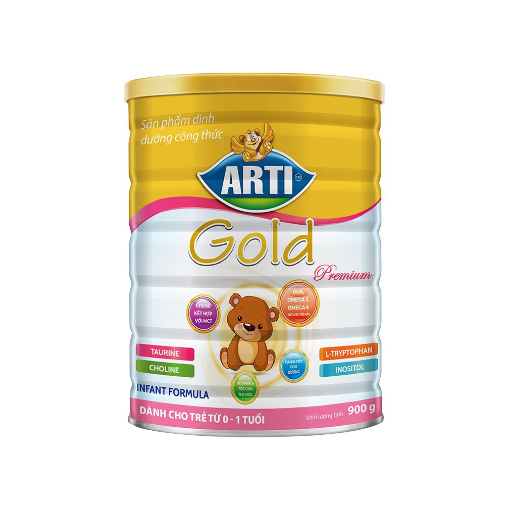 (Siêu rẻ) Sữa Arti Gold Premium Infant Formula 900G - NPP chính hãng