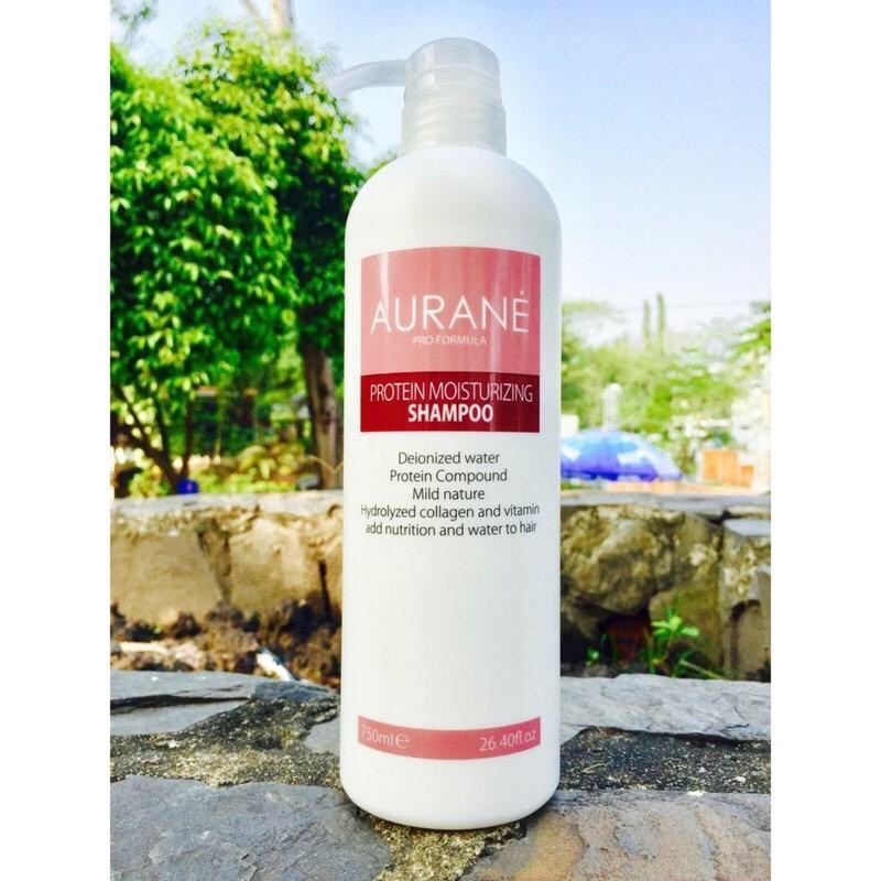 [+Tặng mũ trùm][Chính hãng] DẦU GỘI DƯỠNG ẨM TĂNG CƯỜNG DƯỠNG CHẤT AURANE PROTEIN MOISTURIZING SHAMPOO 750ML