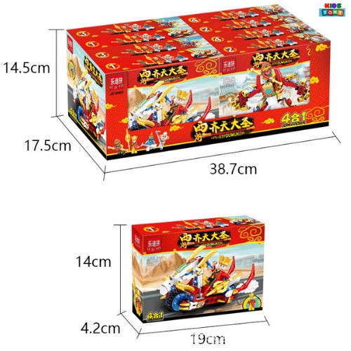 Mô hình đồ chơi  lắp ráp LEGO Tây Du Ký, Tôn Ngộ Không 4 thầy trò đường tăng, siêu chất, quà tặng tuyệt vời cho các bé