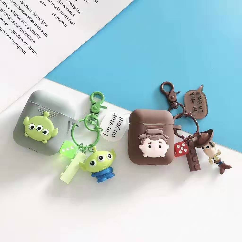 Vỏ Bảo Vệ Hộp Sạc Tai Nghe Airpod Hình Nhân Vật Hoạt Hình Disney