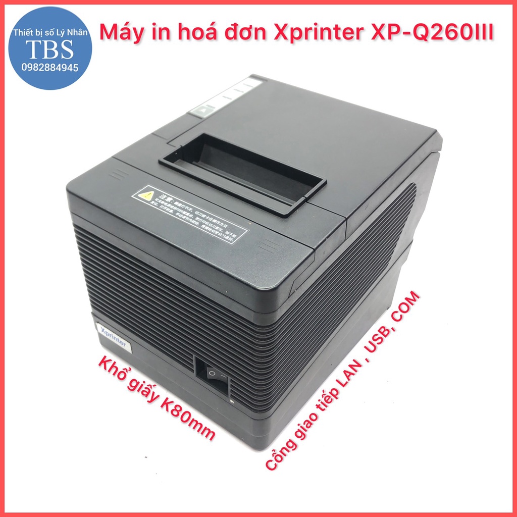 Máy in hóa đơn Xprinter ,Gprinter nhiều model khổ giấy K80mm ,cổng giao tiếp LAN ,USB