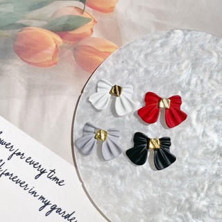 Set 10 charm nơ sứ cao cấp trang trí móng