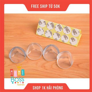 Miếng bịt góc bàn silicon trong suốt