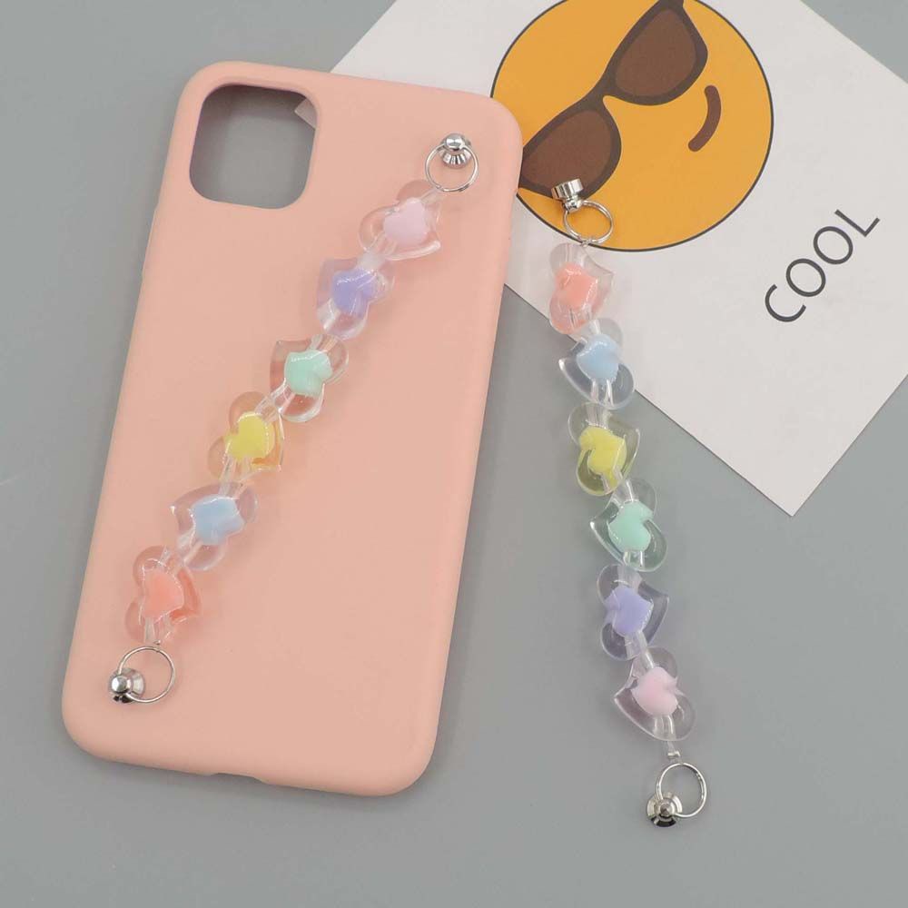 Dây xích acrylic treo điện thoại chống rơi diy cho nữ