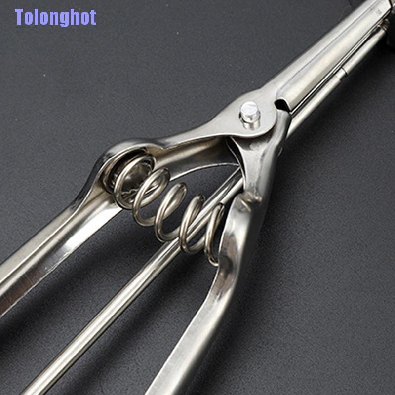 Tolonghot> Stainless Steel Mechanical Ice Cream Scoop | Melon Baller, Cookie Portioner