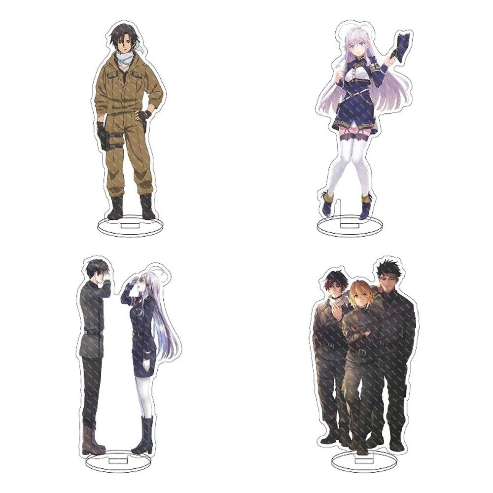 Mô hình đứng bằng acrylic trong suốt mô phỏng nhân vật trong anime Kawaii 86 Eighty Six Action