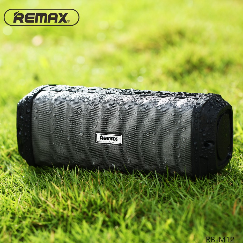 Loa Bluetooth Remax RB-M12 công suất 8Wx2 chống nước IPX-7