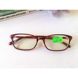 Kính cận si Nhật, cận phải -1.75, cận trái -2 độ tròng cao cấp chống ánh sáng xanh