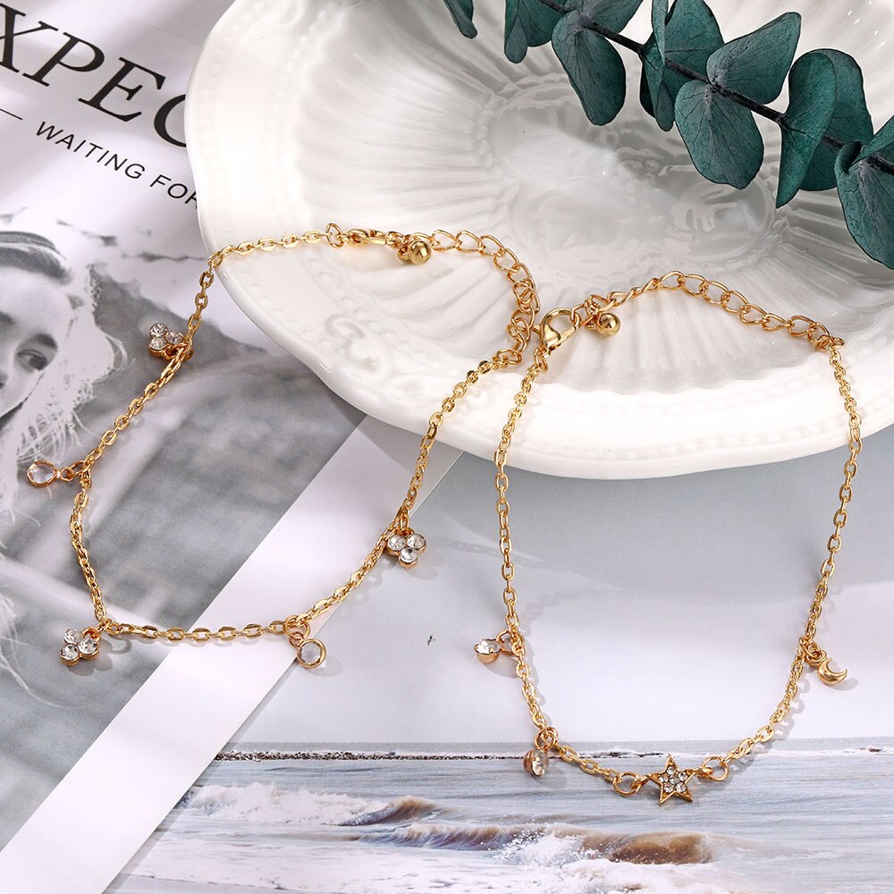 Lắc Chân Nhiều Lớp Phong Cách Cổ Điển Xinh Xắn Cho Nữ | BigBuy360 - bigbuy360.vn