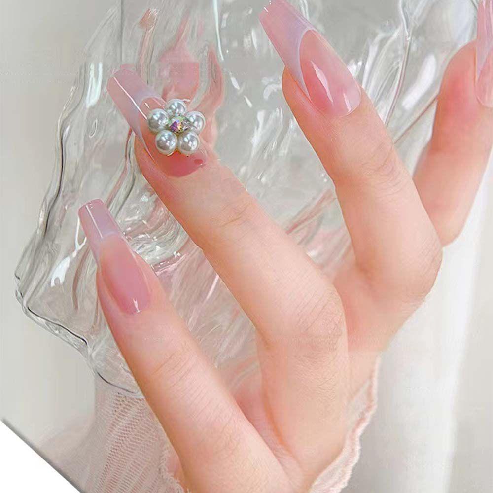 OCEANMAP Phụ Kiện Trang Trí Móng Tay 3D Bằng Hợp Kim Sang Trọng DIY