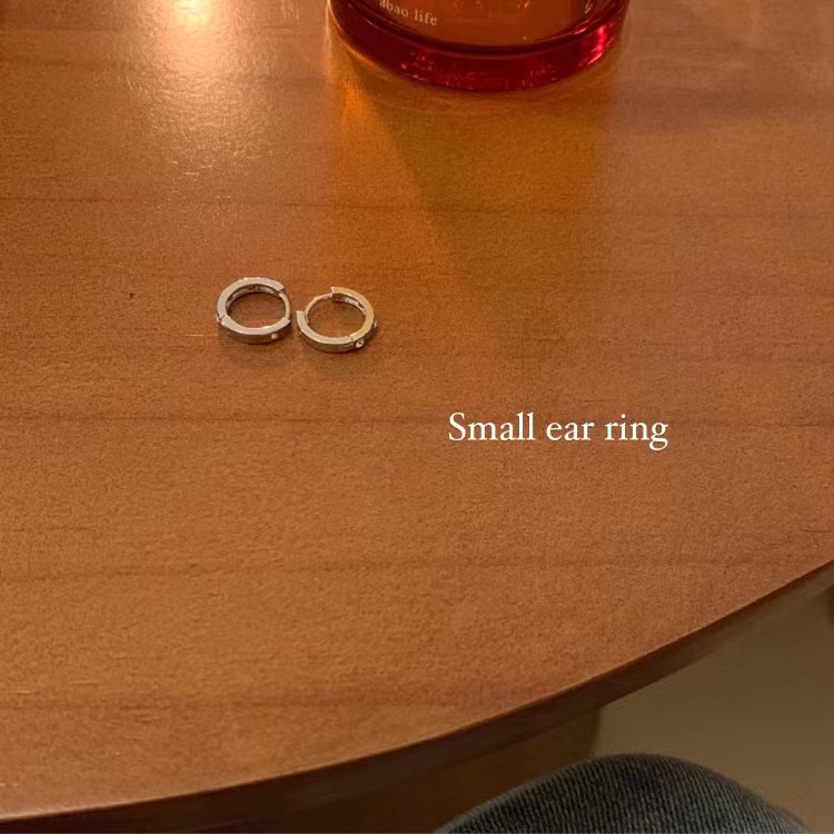 Khuyên Tai Đính Đá Zircon Phong Cách Hợp Thời Trang Cho Nữ
