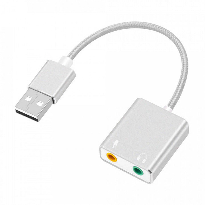 USB Sound 7.1 cao cấp vỏ nhôm