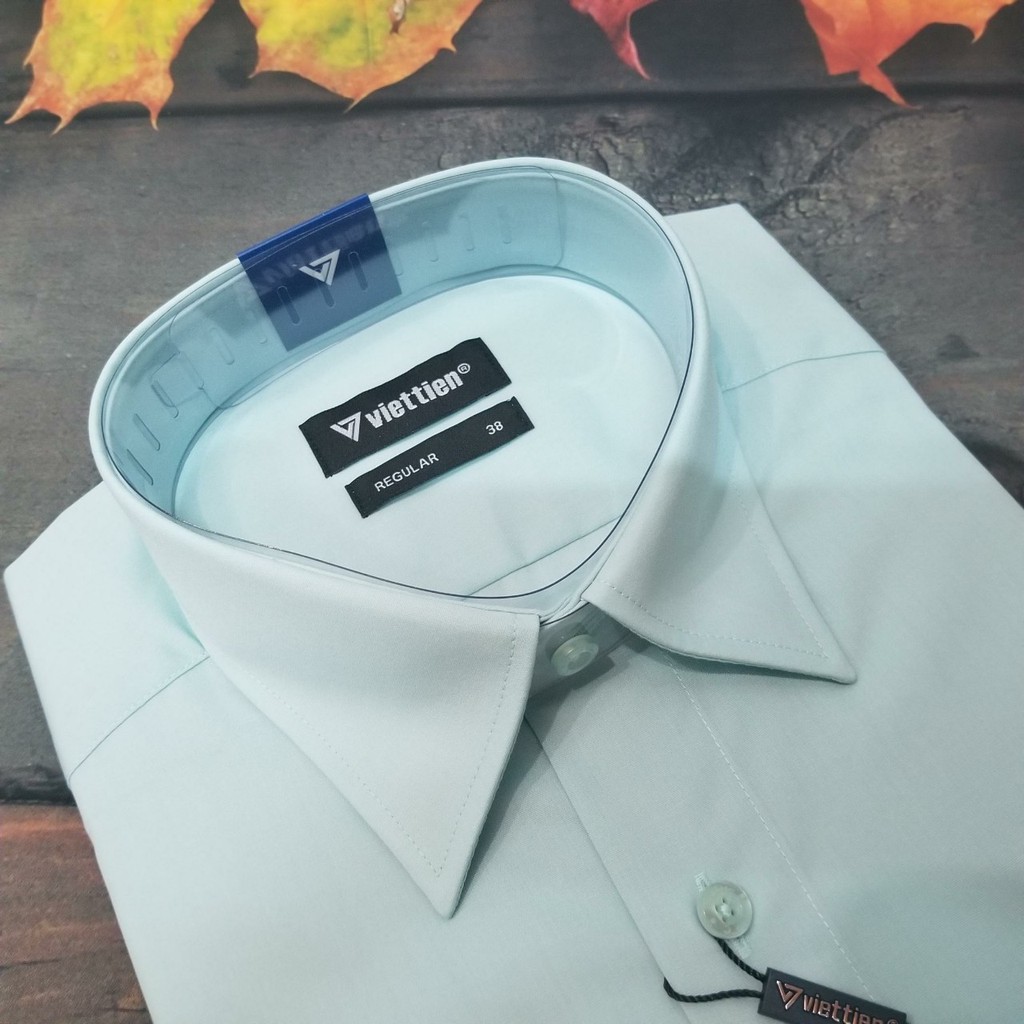 Aó sơ mi nam dài tay Việt Tiến màu xanh ngọc , chính hãng , cao cấp – form suông  REGULAR- tà bầu . SHOP HỨA | BigBuy360 - bigbuy360.vn