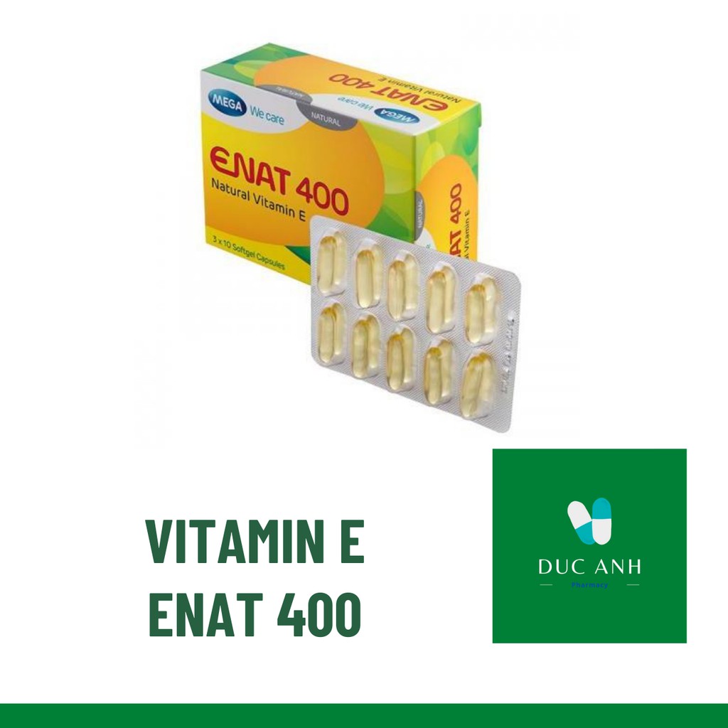 ☘️☘️ENAT 400- VIÊN UỐNG VITAMIN E CĂNG MỊN DA☘️☘️☘️