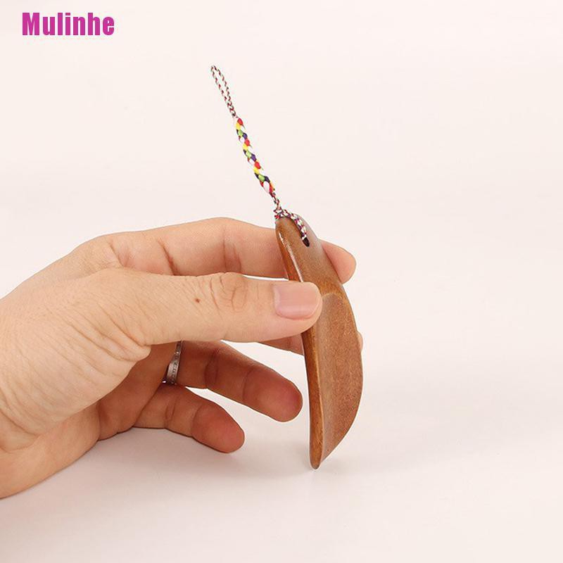 1 Chiếc Dụng Cụ Hỗ Trợ Mang Giày Bằng Gỗ Tự Nhiên Cán Dài