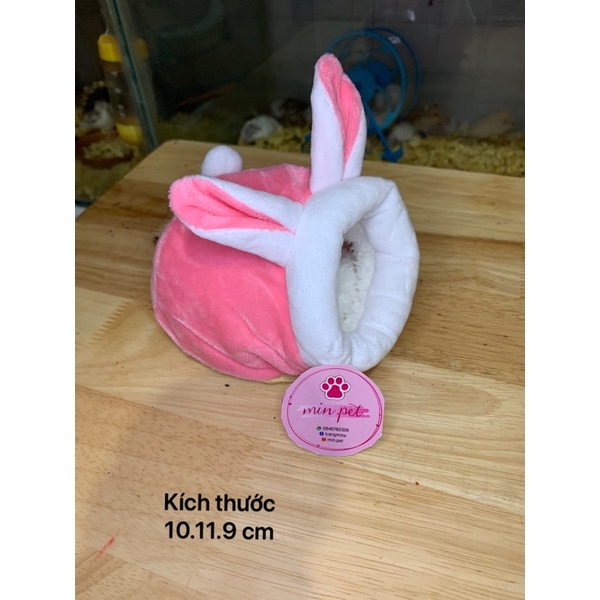 nhà ngủ bông hình thú dễ thương cho hamster