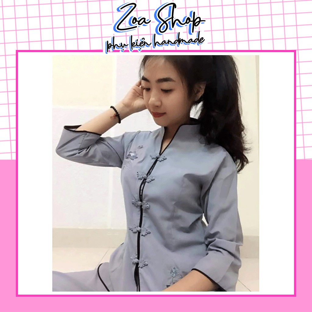 Bộ Đi Chùa Zoa Shop Bộ Đi Chùa Phật Tử Thổ Cẩm | BigBuy360 - bigbuy360.vn