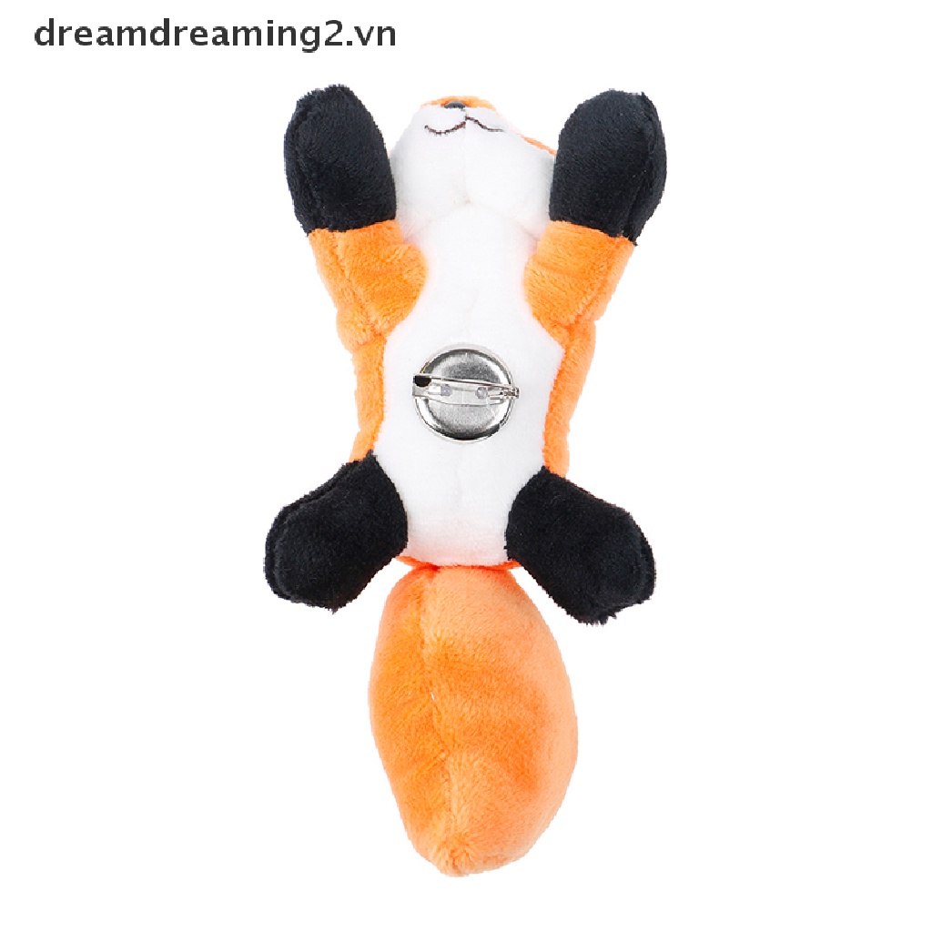 1 Chú Cáo Nhồi Bông mini Dễ Thương Dùng Để Trang Trí Quần Áo