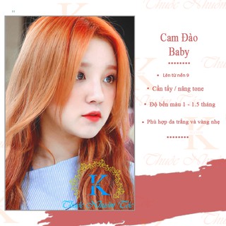 Thuốc nhuộm tóc màu ĐỎ CAM - ORANGE RED Chenglovehairs, Chengloveshair, Chengloveshairs, Chenglovehair