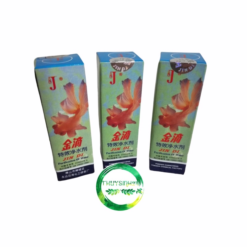 dung dịch Jindi làm trong nước, khử mùi tanh bể cá