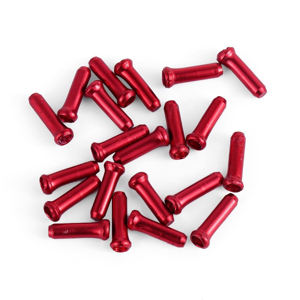 MUVAKO Set 20 / 50 Nắp Đậy Dây Phanh Xe Đạp Bằng Hợp Kim Nhôm Chất Lượng Cao