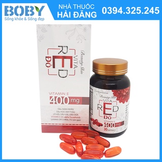 Vitamin E Đỏ 400mg - Beauty Skin Vita Red (Lọ 30 viên)