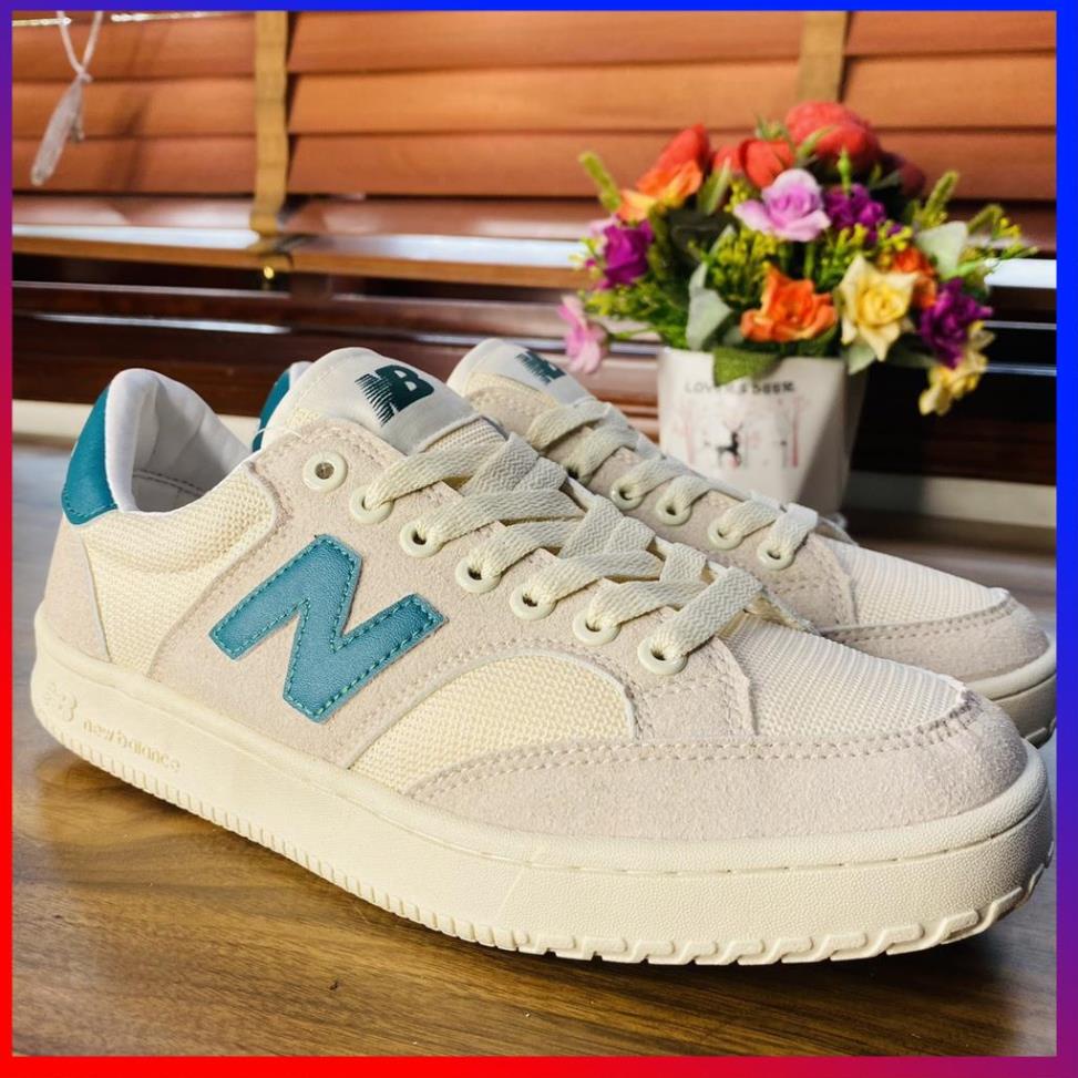 Giày NB Xanh Lá Sneaker Thể thao hàng thật da thật vải đẹp logo trẻ trung