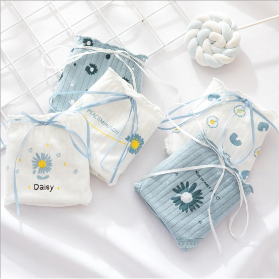 [4 Quần❤Quần chip nữ họa tiết hoa cúc dễ thương, quần mặc trong váy co dãn mềm mịn