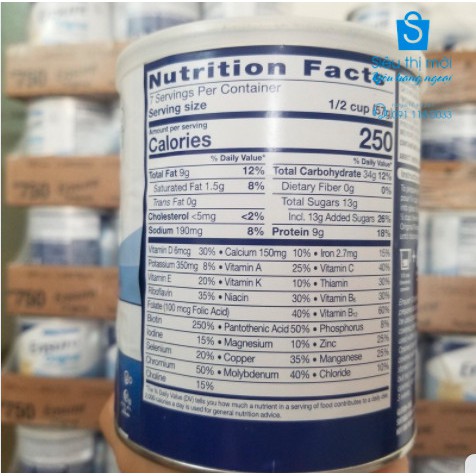 [HÀNG AIR ] Sữa bột Ensure Mỹ Original Nutrition Powder 397g date 2023