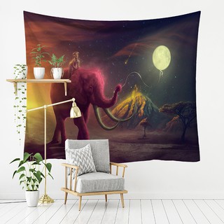 Thảm Treo Tường Trang Trí Phong Cách Retro