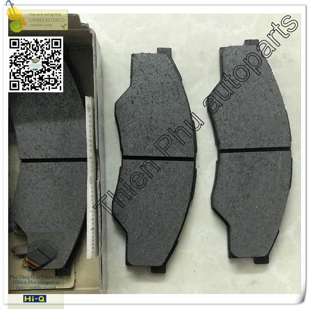 Má phanh chính hãng Hi-Q cho Innova trước  + Hi_lux  - Bố thắng trước. OEM Brake Pad : 044650K010 04465