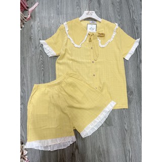Bộ ngủ đũi cổ bèo không nhăn ( HẾT HÀNG )