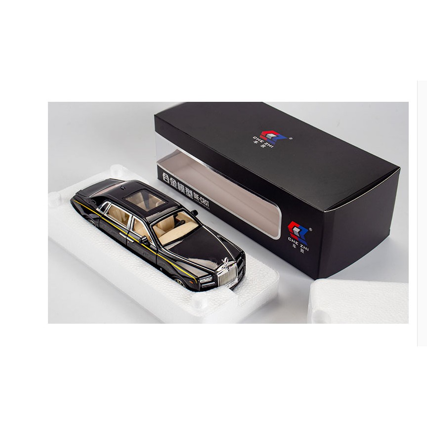 Mô hình xe Rolls Royce Phantom VIII  tỷ lệ 1:24 hãng Chezhi