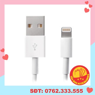 Cáp sạc lightning màu trắng iphone
