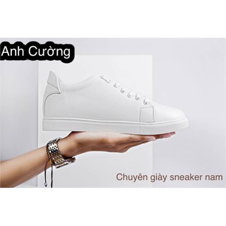 Giày thể thao nam độn đế 6cm- giày sneaker thể thao nam- giày nam đẹp 2020- giày nam thể thao trắng 2020[ NEW]