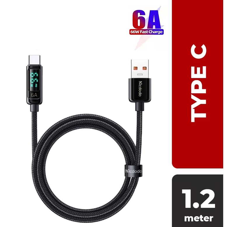 Dây Cáp Sạc Nhanh 6A 5A MCDODO Cho Type C Micro Usb dài 1.2m