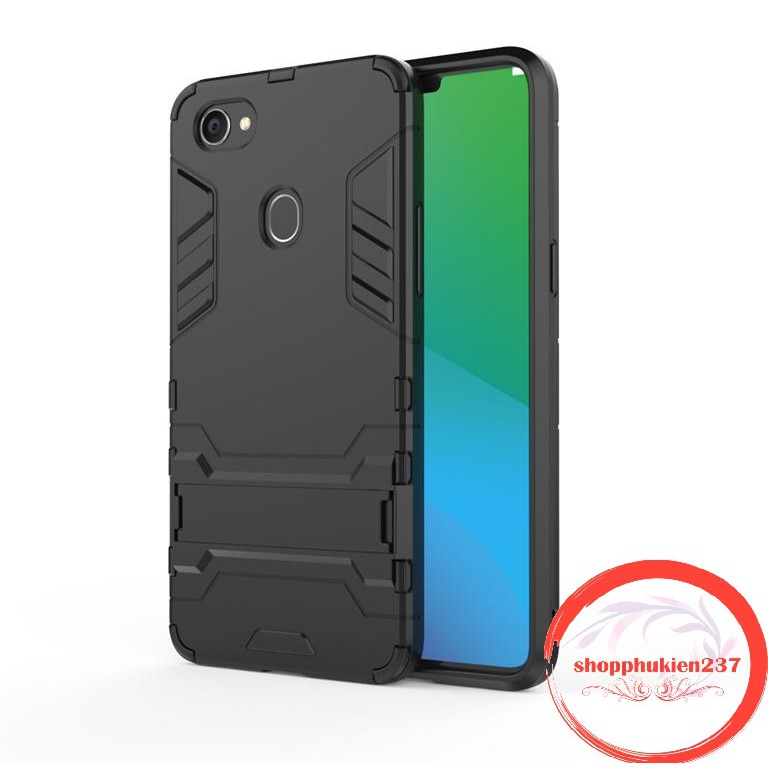 [Freeship toàn quốc từ 50k] ỐP LƯNG OPPO F7 ỐP CHỐNG SỐC IRONMAN CÓ GIÁ ĐỠ