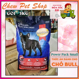 Thức ăn cho chó cỡ nhỏ trưởng thành Bull Pháp Power Pack Small Breed - 3kg