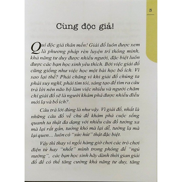 Sách 100 Câu Đố Rèn Luyện Tư Duy Khám Phá Cuộc Sống Quanh Ta
