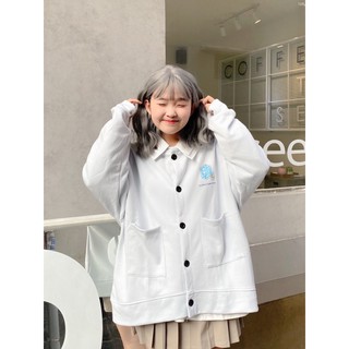 Áo khoác Cardigan hoa cúc (Xanh Nhạt) - by Bubble Gum studio