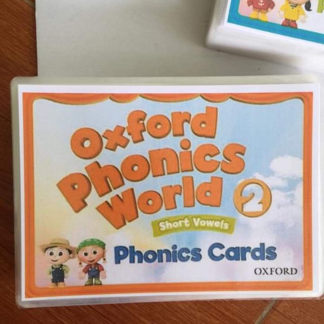 Flashcard ép plasctic Oxford phonics world