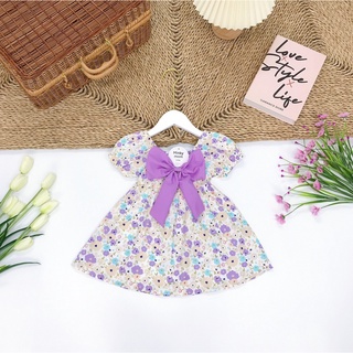 Váy bé gái 8-18kg, chất thô lụa mềm mịn VH010