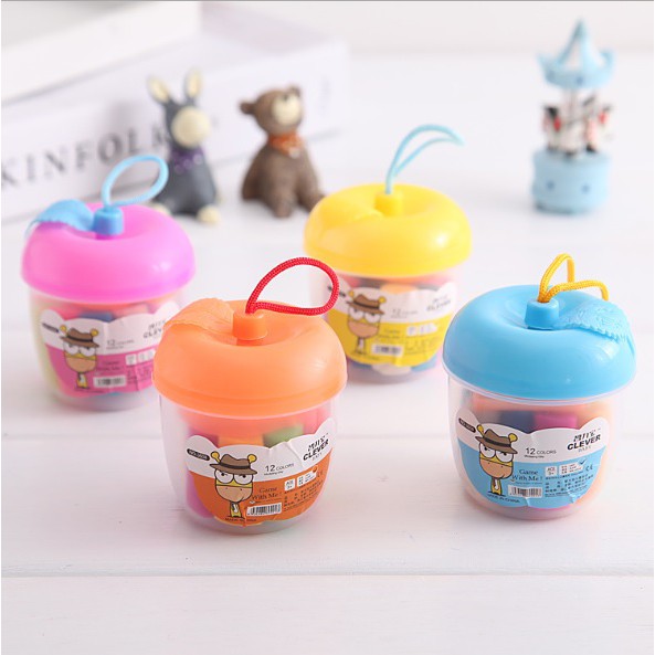 Đất Sét 12 Màu 𝑭𝒓𝒆𝒆𝒔𝒉𝒊𝒑 Đồ dùng học tập, Giúp bé sáng tạo, rèn luyện đôi tay khéo léo A109